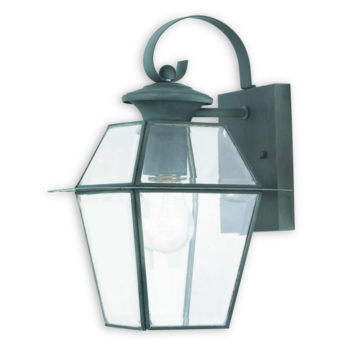 Westover One Light Outdoor Wall Lantern in Charcoal (107|2181-61)