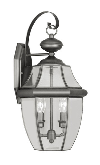 Monterey Two Light Outdoor Wall Lantern in Black (107|2251-04)