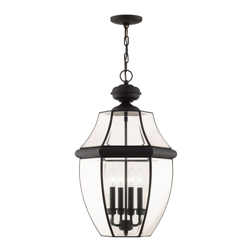 Monterey Four Light Outdoor Pendant in Black (107|2357-04)