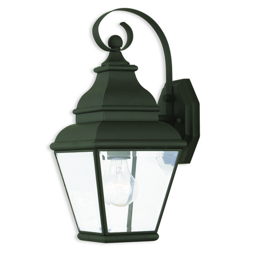 Exeter One Light Outdoor Wall Lantern in Black (107|2590-04)