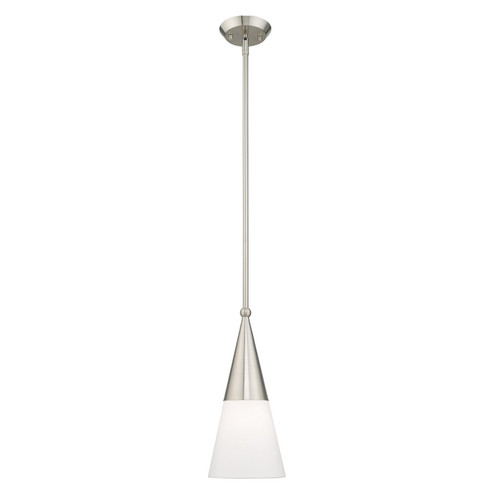 Stockholm One Light Mini Pendant in Brushed Nickel (107|40686-91)