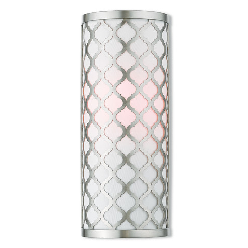 Arabesque One Light Wall Sconce in Brushed Nickel (107|41100-91)