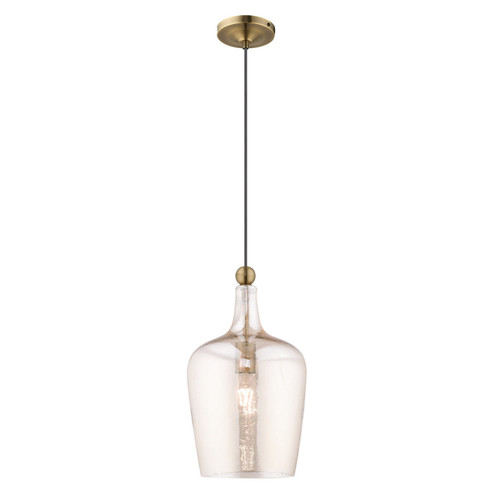 Avery One Light Mini Pendant in Antique Brass (107|41226-01)