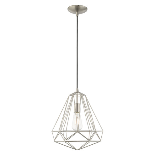 Knox One Light Mini Pendant in Brushed Nickel (107|41324-91)