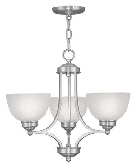 Somerset Three Light Chandelier in Brushed Nickel (107|4213-91)