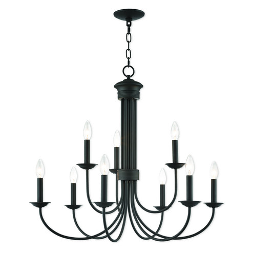 Estate Nine Light Chandelier in Bronze (107|42687-07)