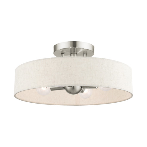 Venlo Four Light Semi Flush Mount in Brushed Nickel (107|46037-91)