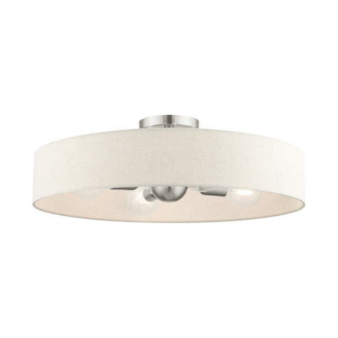 Venlo Four Light Semi Flush Mount in Brushed Nickel (107|46038-91)