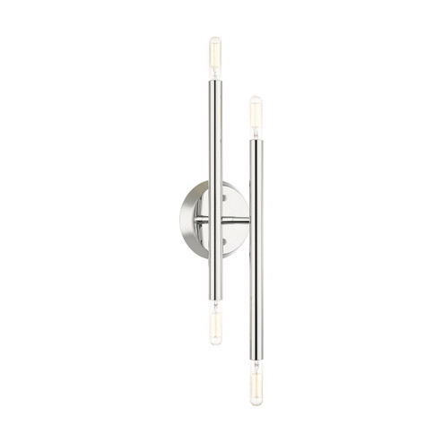 Soho Four Light Wall Sconce in Polished Chrome (107|46771-05)