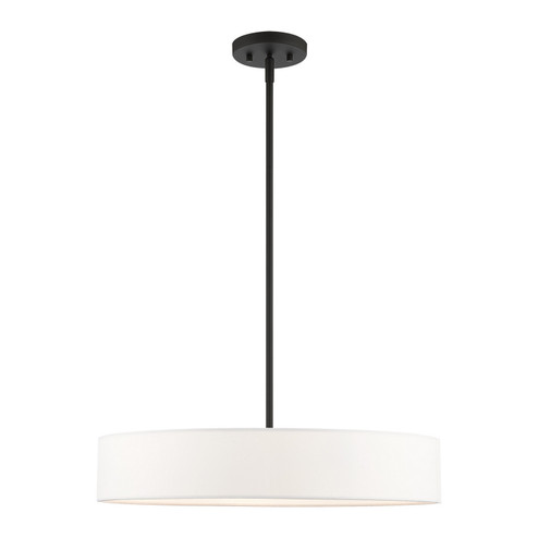 Venlo Four Light Pendant in Black w/ Brushed Nickels (107|46924-04)