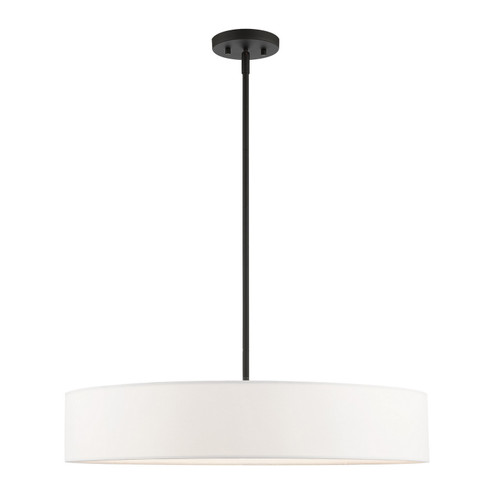 Venlo Five Light Pendant in Black w/ Brushed Nickels (107|46925-04)