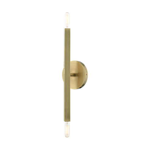 Monaco Two Light Wall Sconce in Antique Brass (107|46981-01)