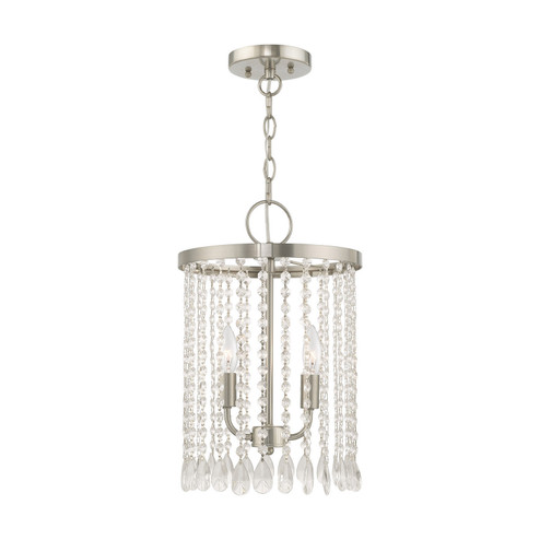 Elizabeth Two Light Mini Pendant in Brushed Nickel (107|51063-91)