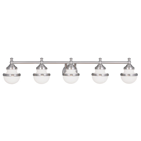 Oldwick Five Light Bath Vanity in Brushed Nickel (107|5715-91)