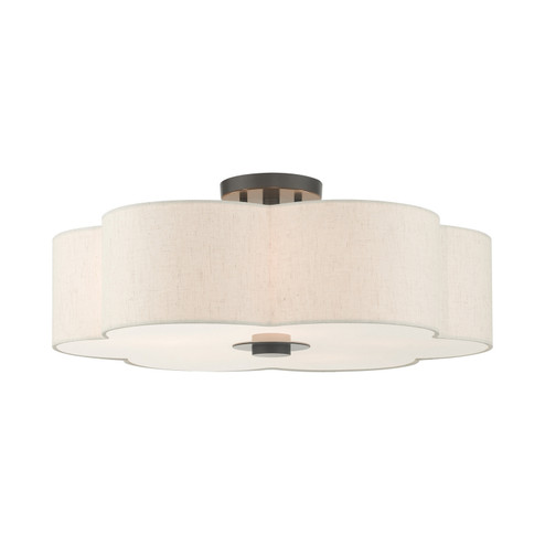 Solstice Five Light Semi Flush Mount in English Bronze (107|58068-92)