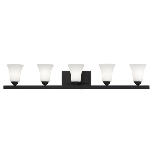 Ridgedale Five Light Bath Vanity in Black (107|6485-04)