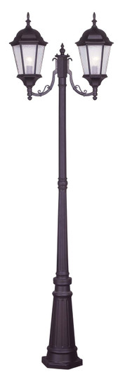 Hamilton Two Light Outdoor Post Mount in Bronze (107|7554-07)
