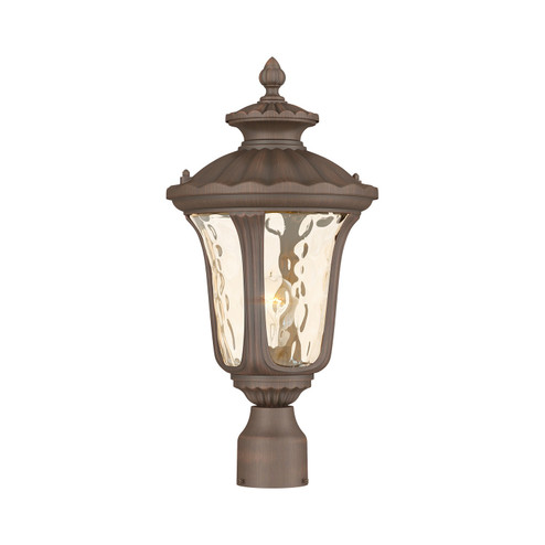 Oxford One Light Outdoor Post-Top Lanterm in Hand Applied Imperial Bronze (107|7655-58)