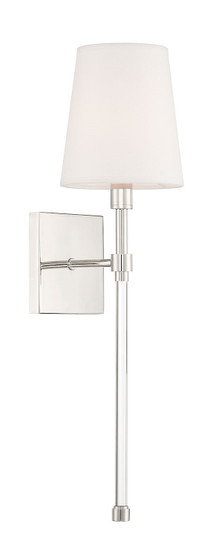 Elaine One Light Wall Sconce in Polished Nickel (90|190125)