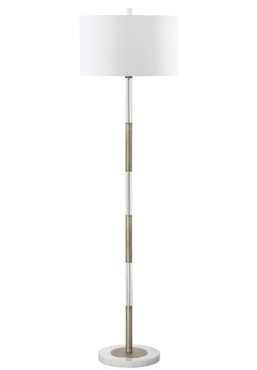 One Light Floor Lamp in Aged Brass (90|320045)