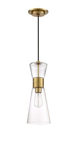 Vaughn One Light Mini Pendant in Brass (90|430042)