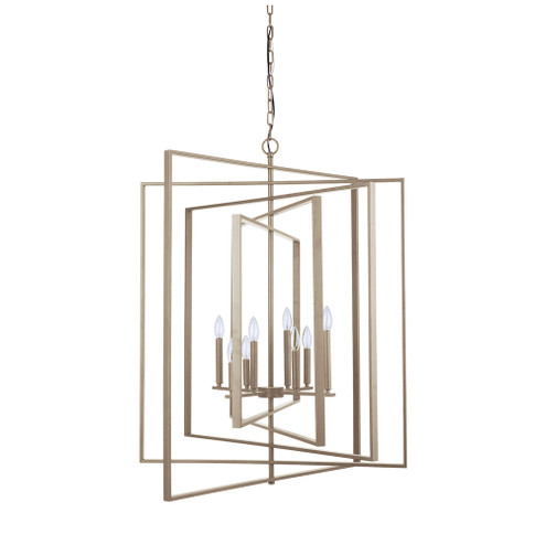 Bismarck Eight Light Pendant in Champagne (90|730825)