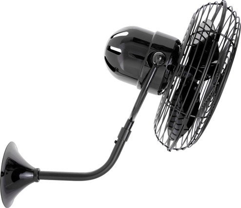 Michelle Parede 19'' Wall Fan in Black Nickel (101|MP-BKN-MTL)