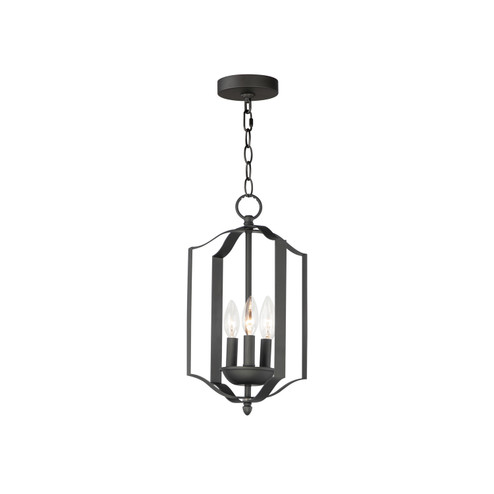 Provident Three Light Chandelier in Black (16|10035BK)