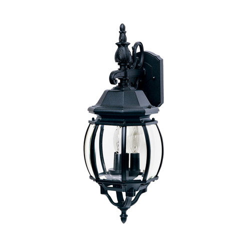Crown Hill Three Light Outdoor Wall Lantern in Black (16|1034BK)