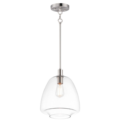 Babylon One Light Pendant in Satin Nickel (16|11116CLSN)