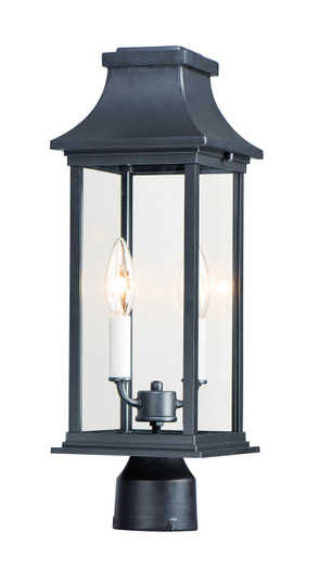 Vicksburg Two Light Outdoor Post Mount in Black (16|30020CLBK) Vicksburg Two Light Outdoor Post Mount in Black (16|30020CLBK)