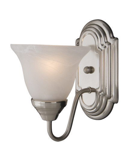Essentials - 801x One Light Wall Sconce in Satin Nickel (16|8011MRSN)
