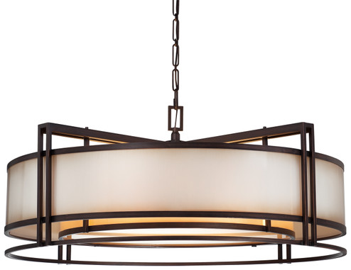 Underscore Five Light Pendant in Cimarron Bronze (29|N6967-1-267B)
