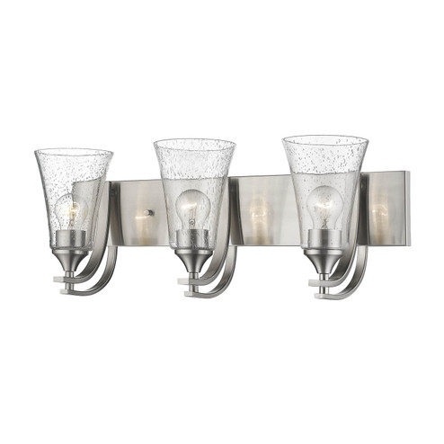 Natalie Three Light Vanity in Satin Nickel (59|1493-SN)
