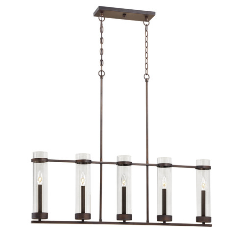 Milan Five Light Island Pendant in Rubbed Bronze (59|1975-RBZ) Milan Five Light Island Pendant in Rubbed Bronze (59|1975-RBZ)