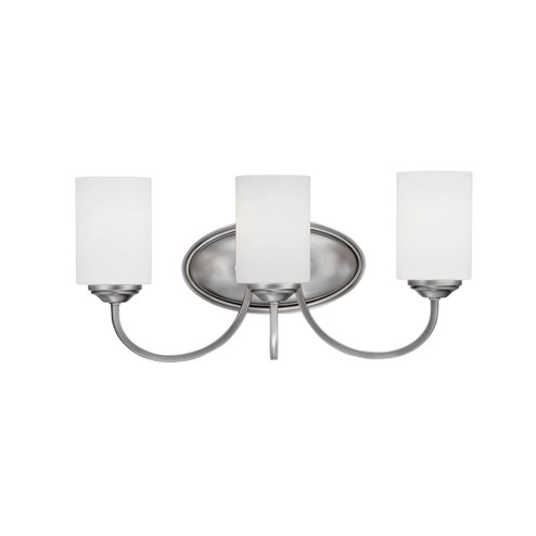 Lansing Three Light Vanity in Brushed Pewter (59|3073-BPW)