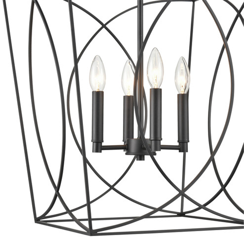 Tracy Four Light Pendant in Matte Black (59|4000-MB)