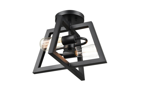 Two Light Semi-Flush in Matte Black (59|8142-MB)