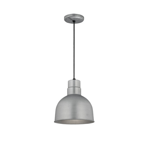 R Series One Light Pendant in Galvanized (59|RDBC10-GA)