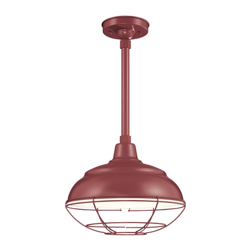 R Series One Light Pendant in Satin Red (59|RWHS14-SR)