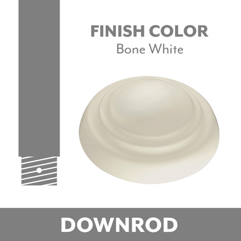 Minka Aire Ceiling Fan Downrod in Bone White (15|DR512-BWH)