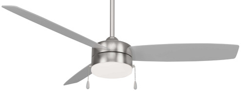 Airetor III 54''Ceiling Fan in Brushed Nickel With Silver Blades (15|F670L-BN/SL)