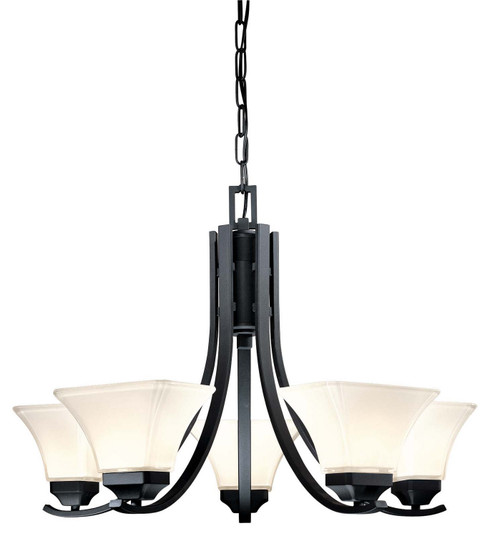 Agilis Five Light Chandelier in Black (7|1815-66) Agilis Five Light Chandelier in Black (7|1815-66)