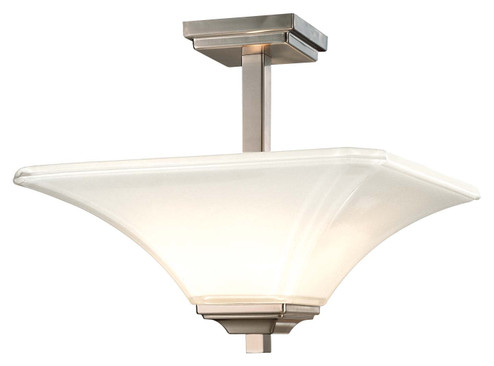 Agilis Two Light Semi Flush Mount in Brushed Nickel (7|1816-84)