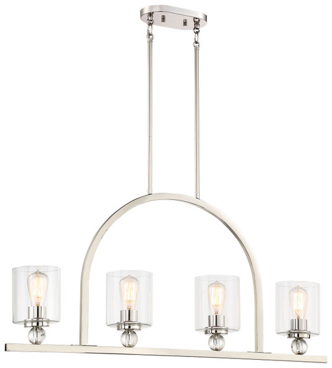 Studio 5 Four Light Island Pendant in Polished Nickel (7|3074-613)