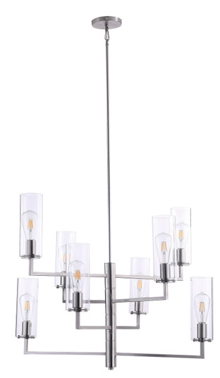 Acacia Eight Light Chandelier in Brushed Nickel (7|4048-84) Acacia Eight Light Chandelier in Brushed Nickel (7|4048-84)