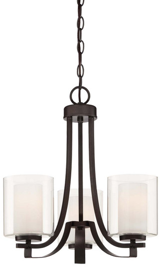 Parsons Studio Three Light Chandelier in Smoked Iron (7|4103-172)