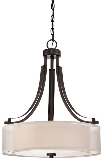 Parsons Studio Three Light Pendant in Smoked Iron (7|4104-172)
