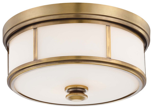 Harbour Point Two Light Flush Mount in Liberty Gold (7|4365-249)