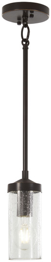 Elyton One Light Mini Pendant in Downtown Bronze w/Gold Highlights (7|4650-579)